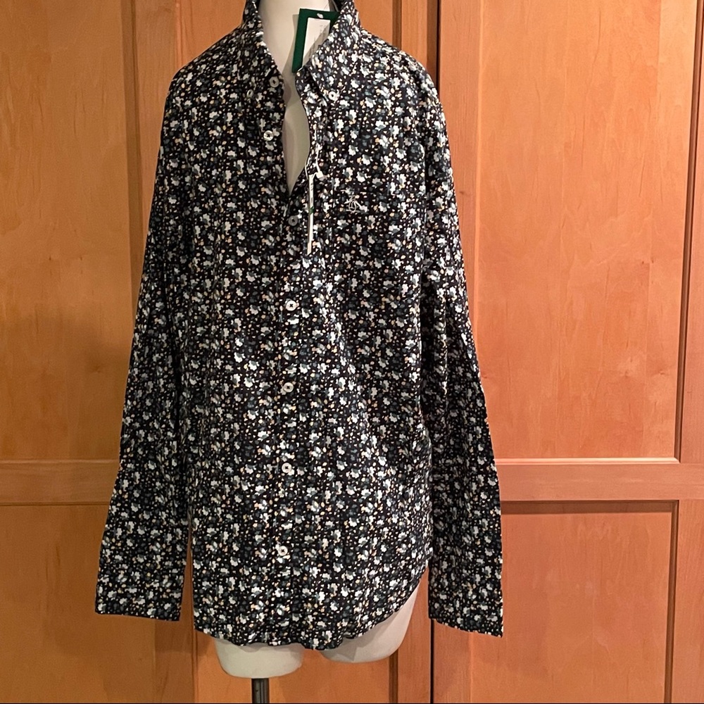 NWT Original Penguin Floral Poplin shirt